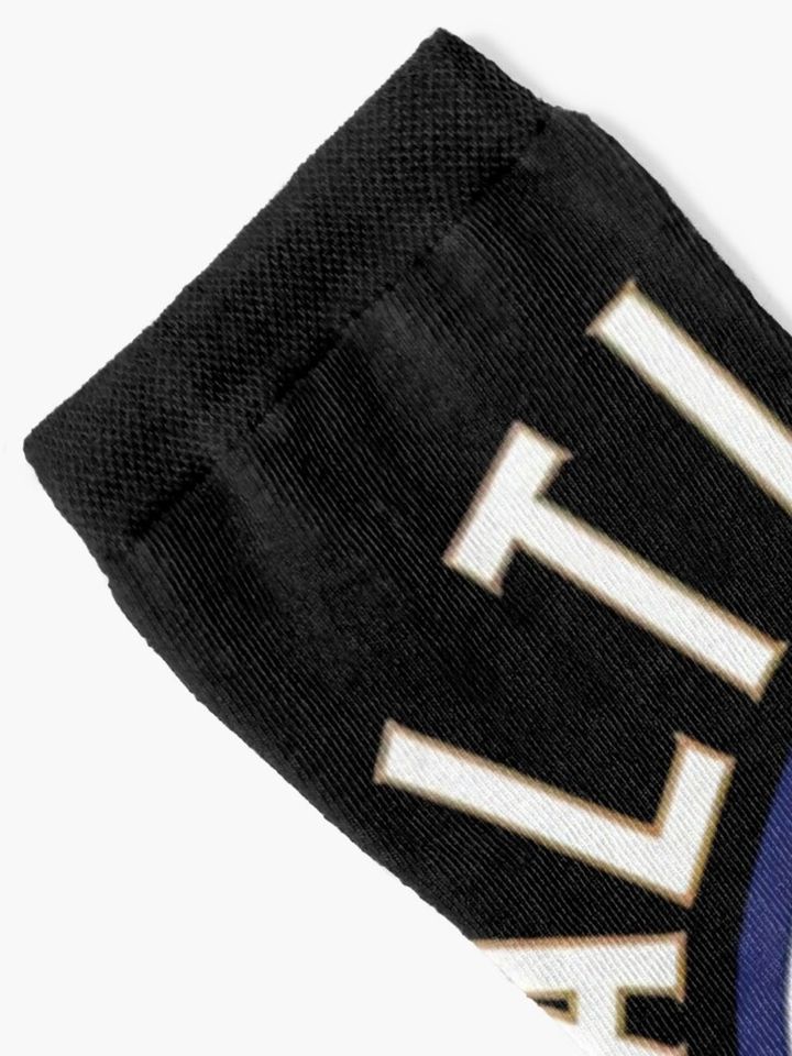 Baltimore Ravens Socks, Gift For Fan