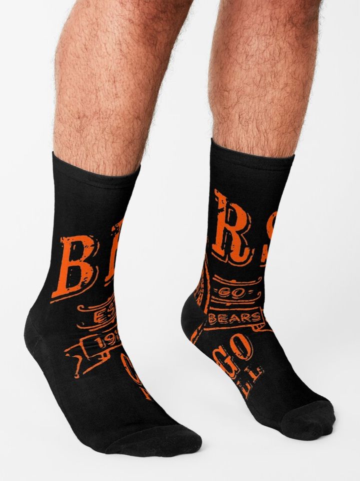 Chicago Bears Socks, Gift For Fan
