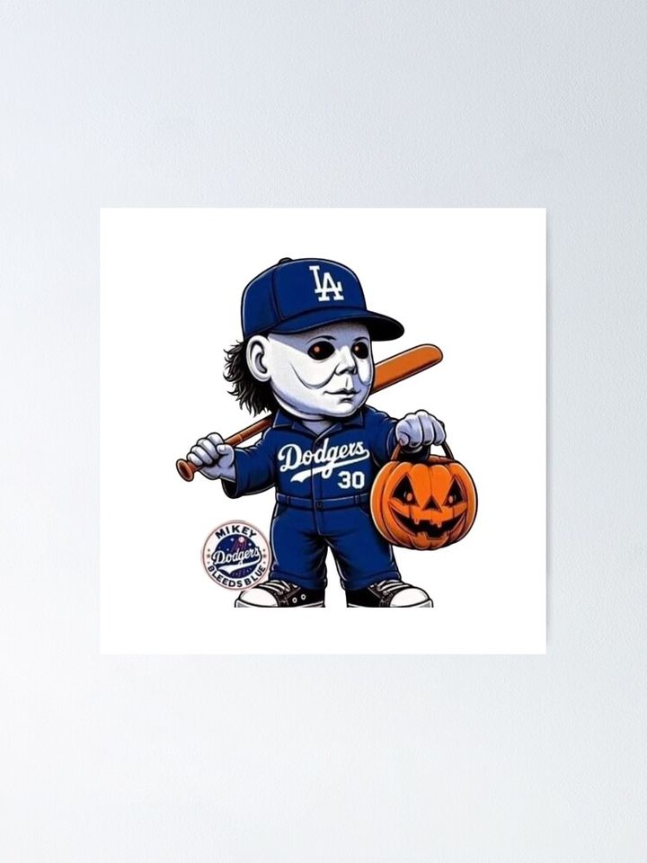Ghostface Dodgers Poster