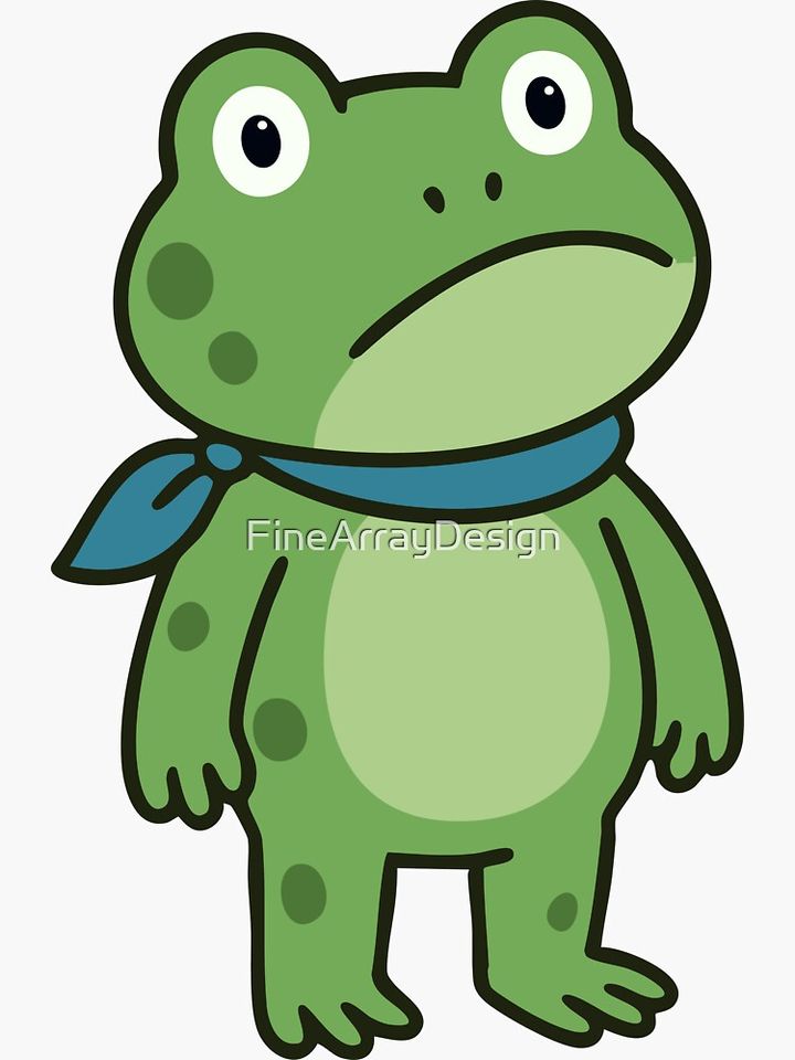 Portland frog Sticker