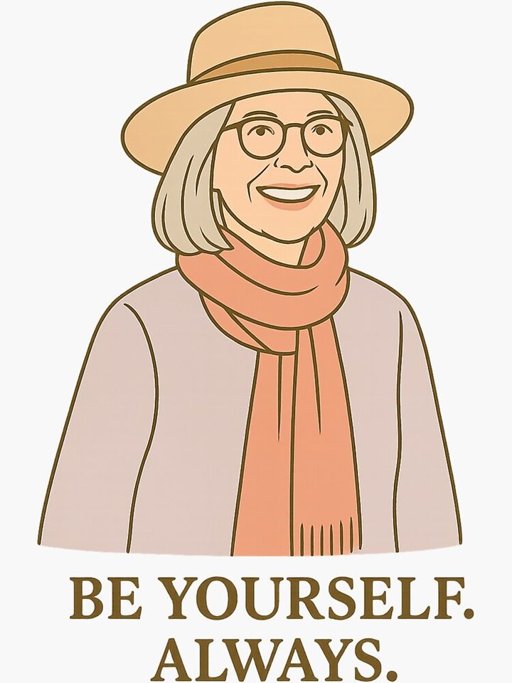Diane Keaton Memorial Sticker