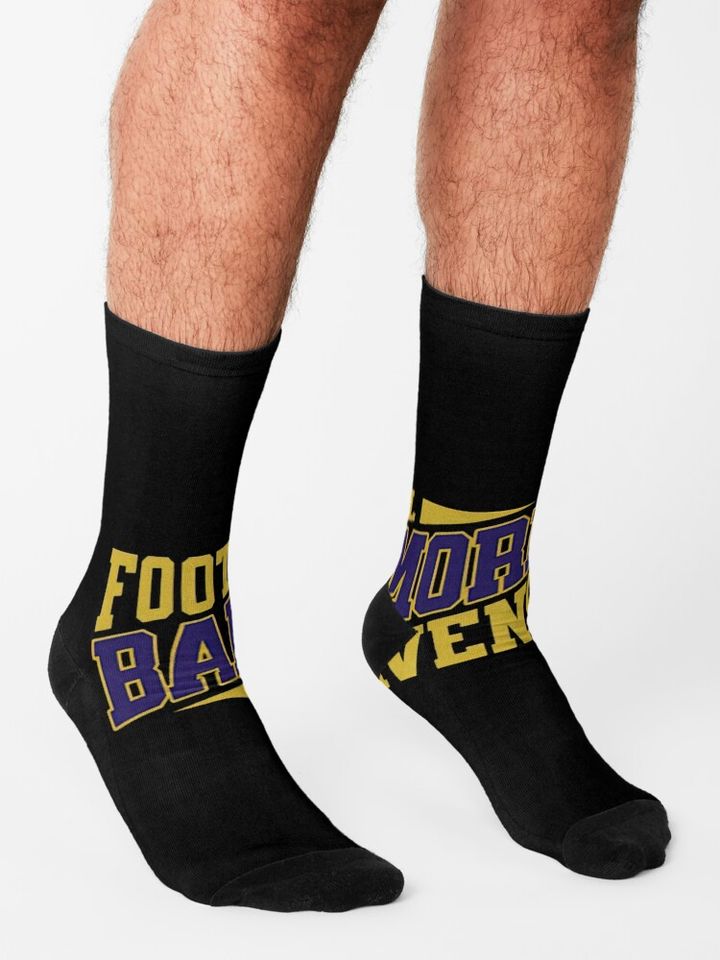 Baltimore Ravens Socks, Gift For Fan