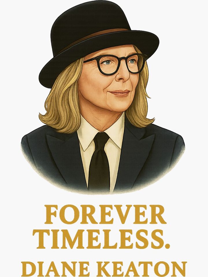 Diane Keaton Memorial Sticker