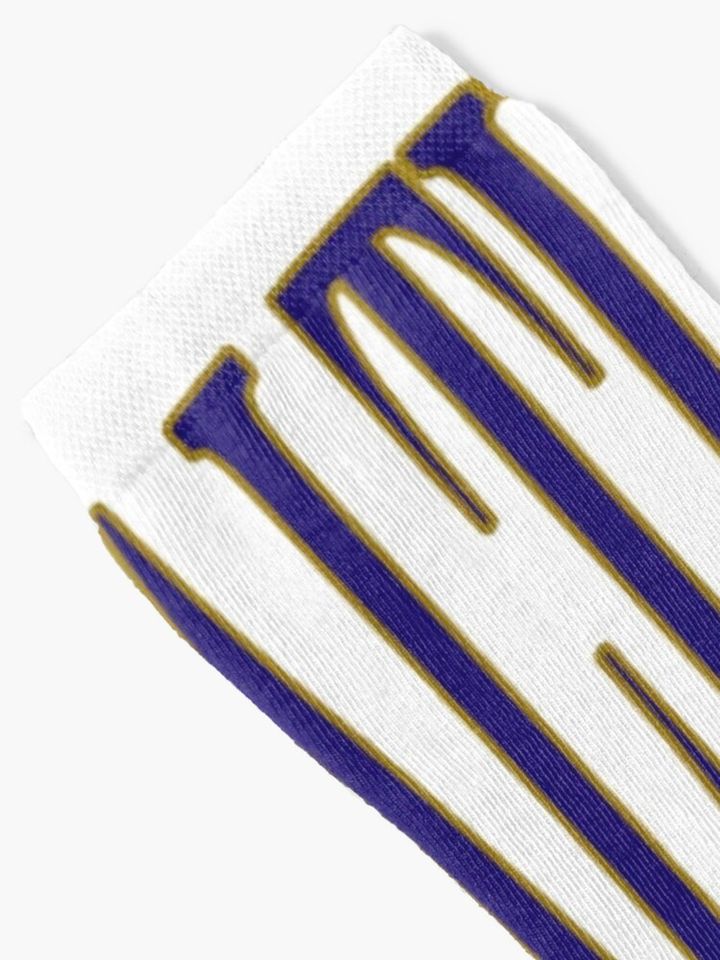 Baltimore Ravens Socks, Gift For Fan