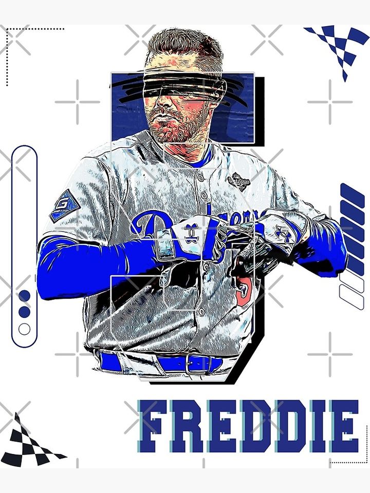 Freddie Freeman baseball Player Design 3 Poster