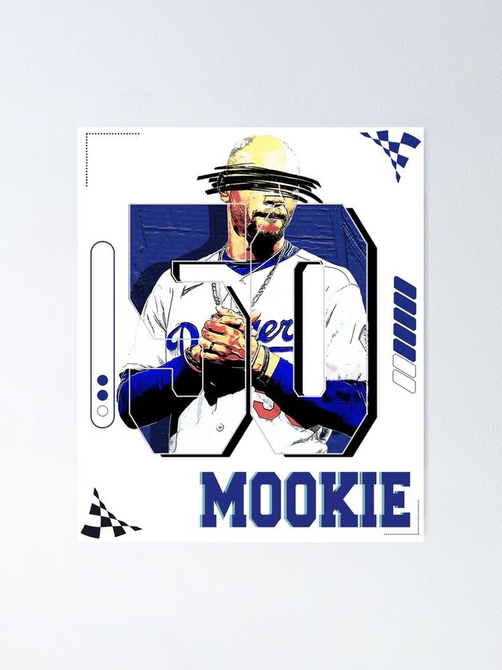 Mookie Betts baseball Player Design 3 Poster