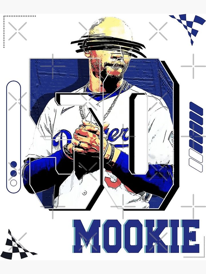 Mookie Betts baseball Player Design 3 Poster