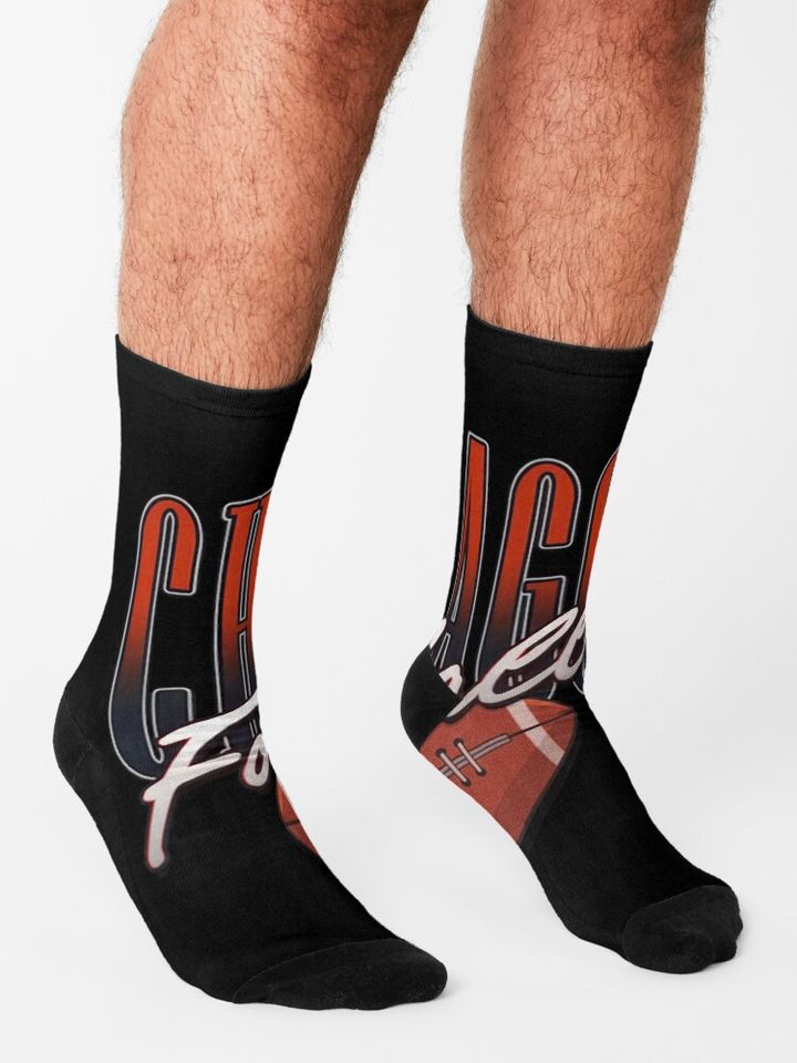 Chicago Bears Socks, Gift For Fan