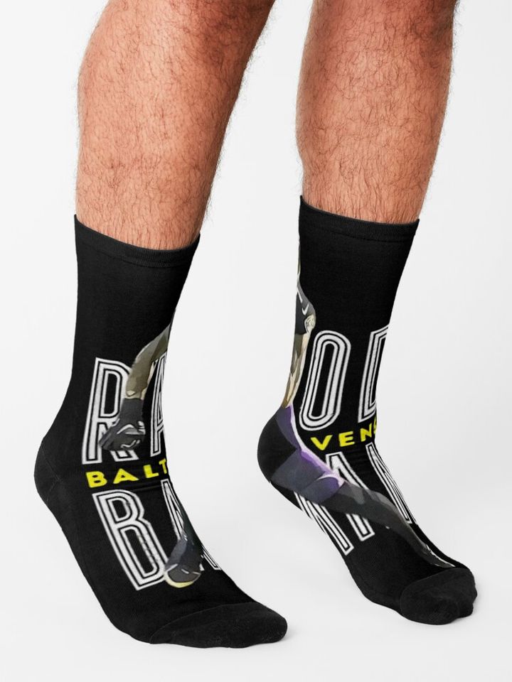 Baltimore Ravens Socks, Gift For Fan