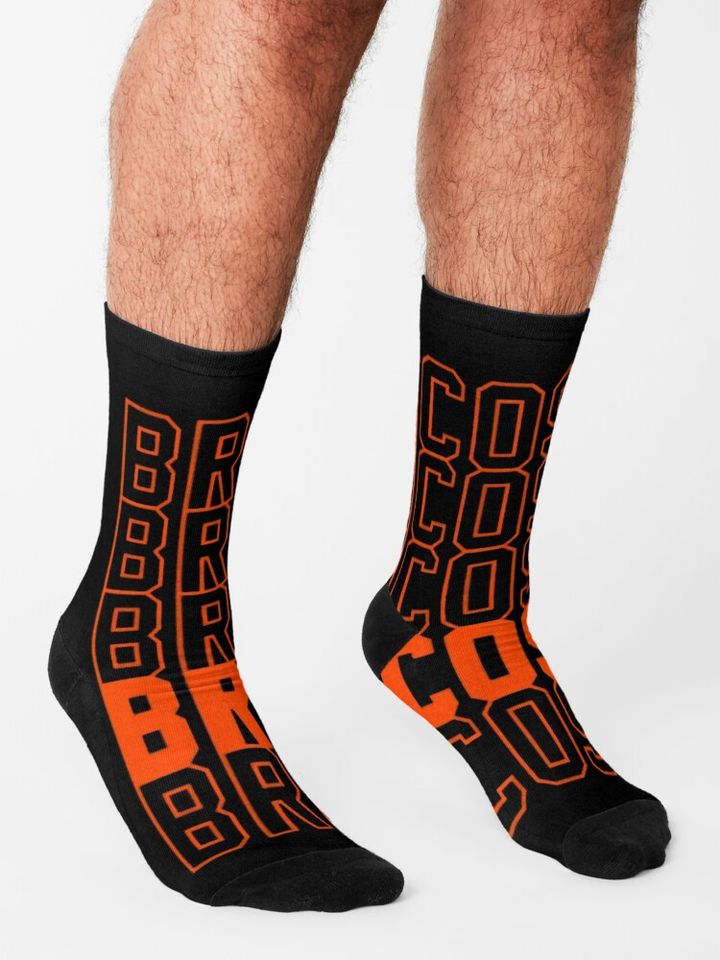 Denver Broncos Socks, Gift For Fan