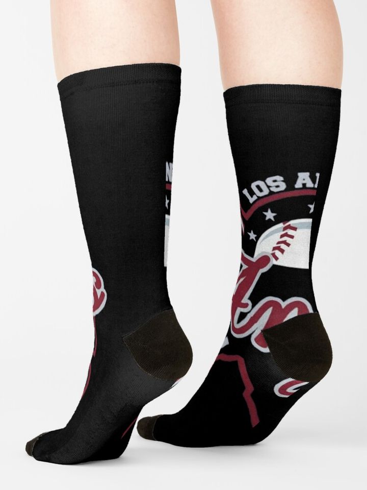 Art - Los Angeles Angels Socks