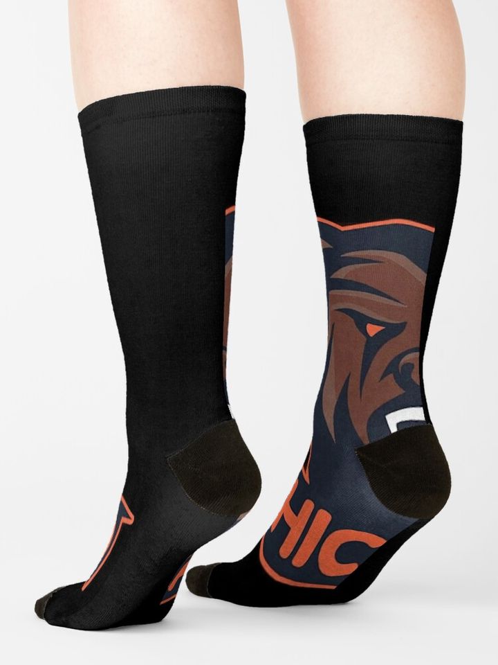 Chicago Bears Socks, Gift For Fan
