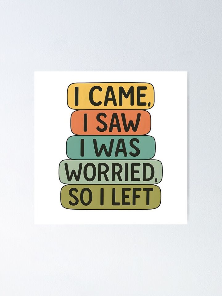 Introvert Exit Strategy Quote Poster