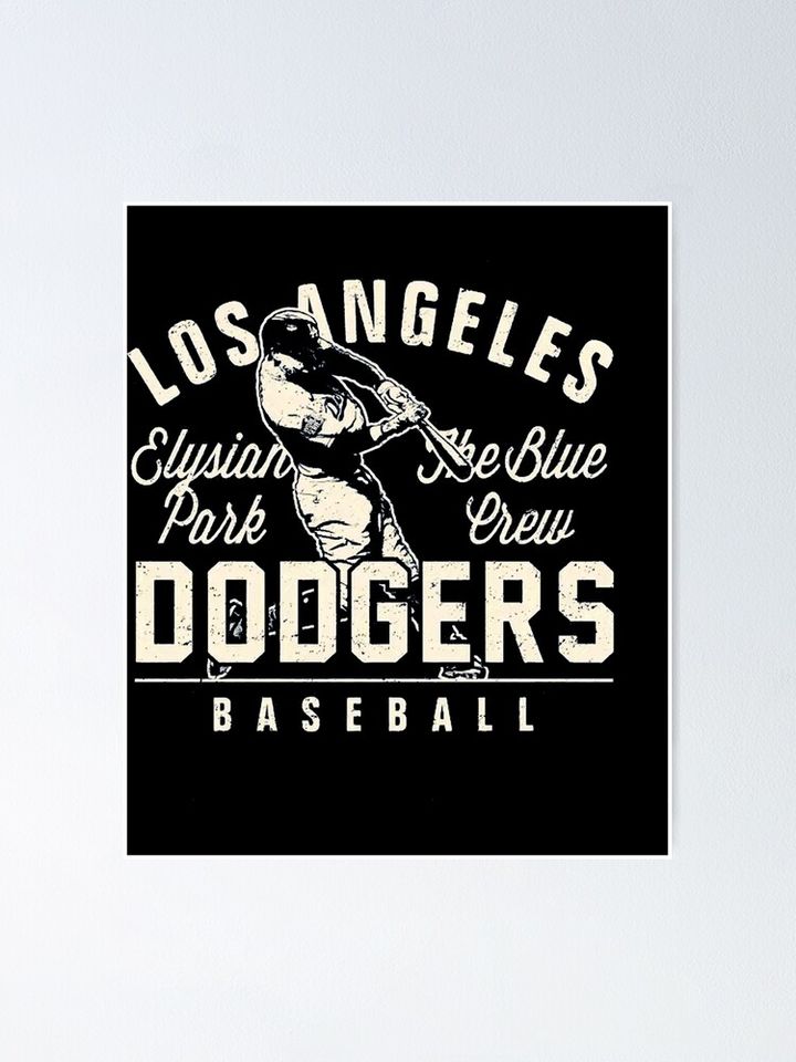 Baseball | Los Angeles Dodgers Poster
