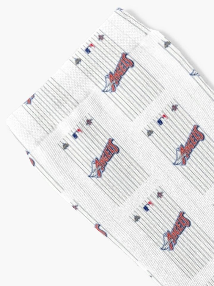 CoThe Angels Stripes Graphic  Socks