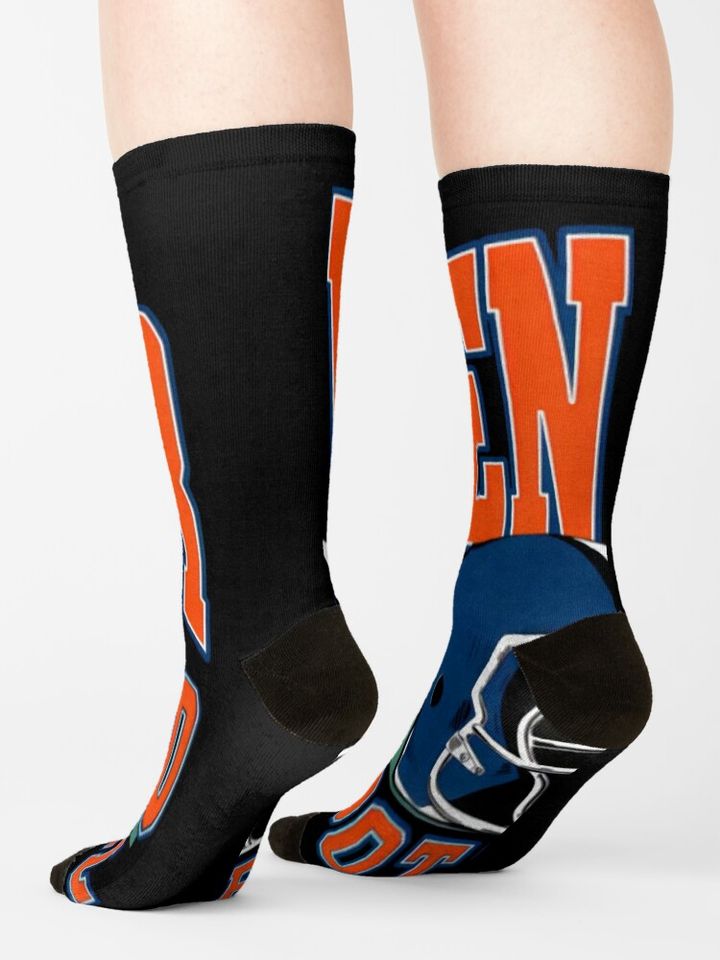 Denver Broncos Socks, Gift For Fan