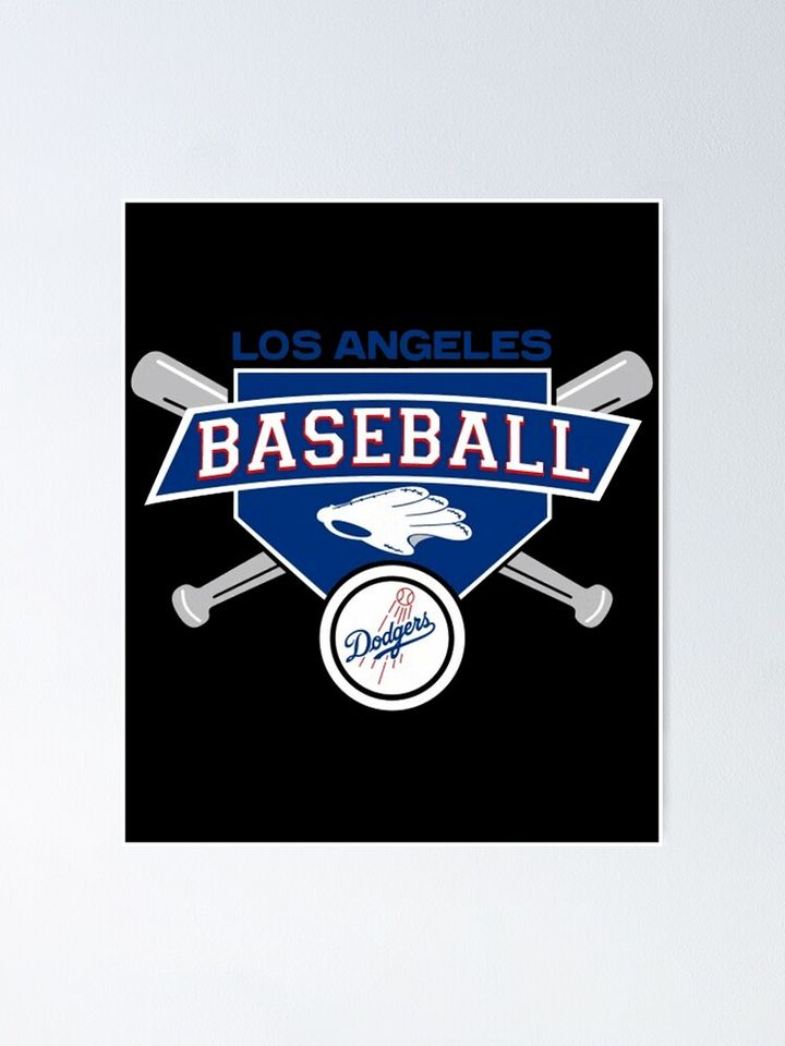 Baseball | Los Angeles Dodgers Poster