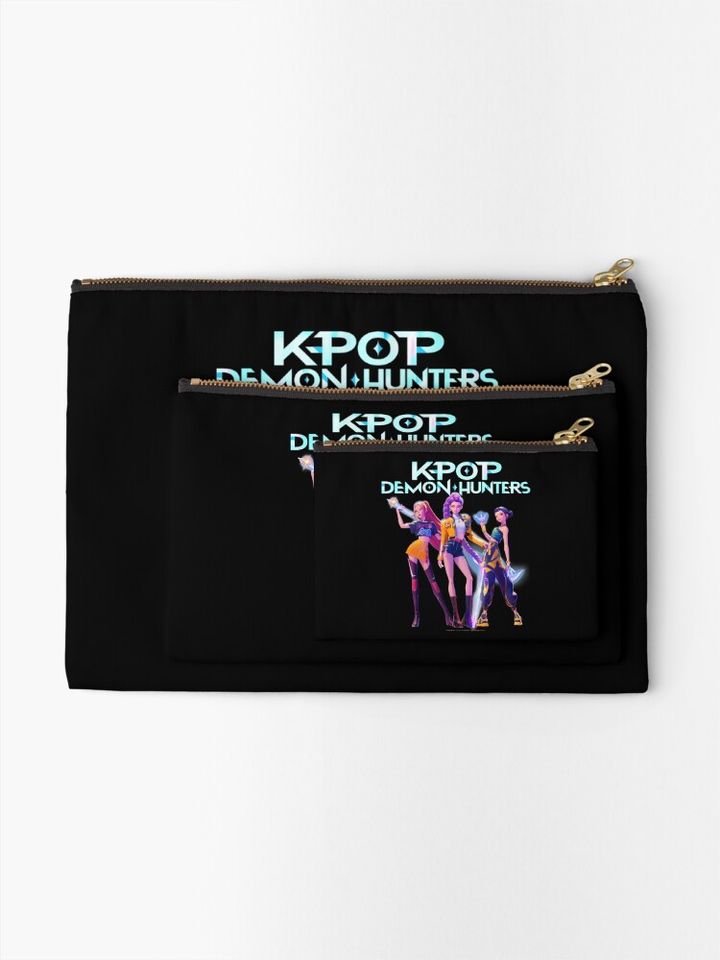 KPop Hunters X Heroic Poses Group  Zipper Pouch