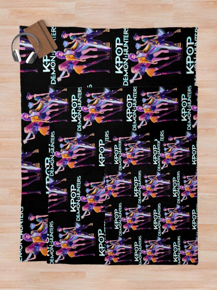 KPop Hunters X Heroic Poses Group  Fleece Blanket