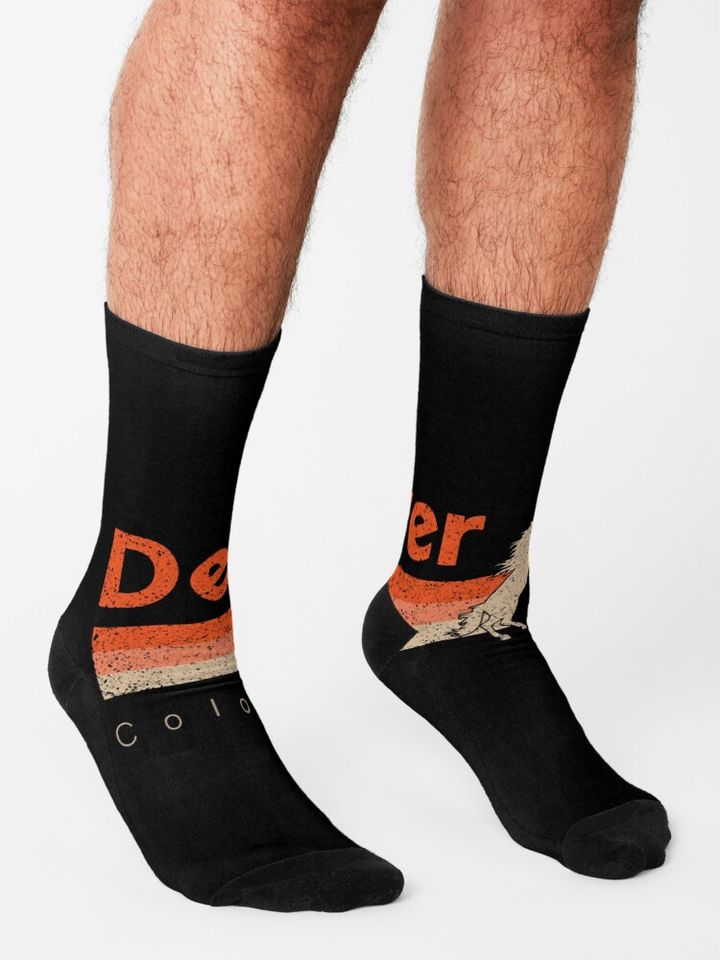 Denver Broncos Socks, Gift For Fan