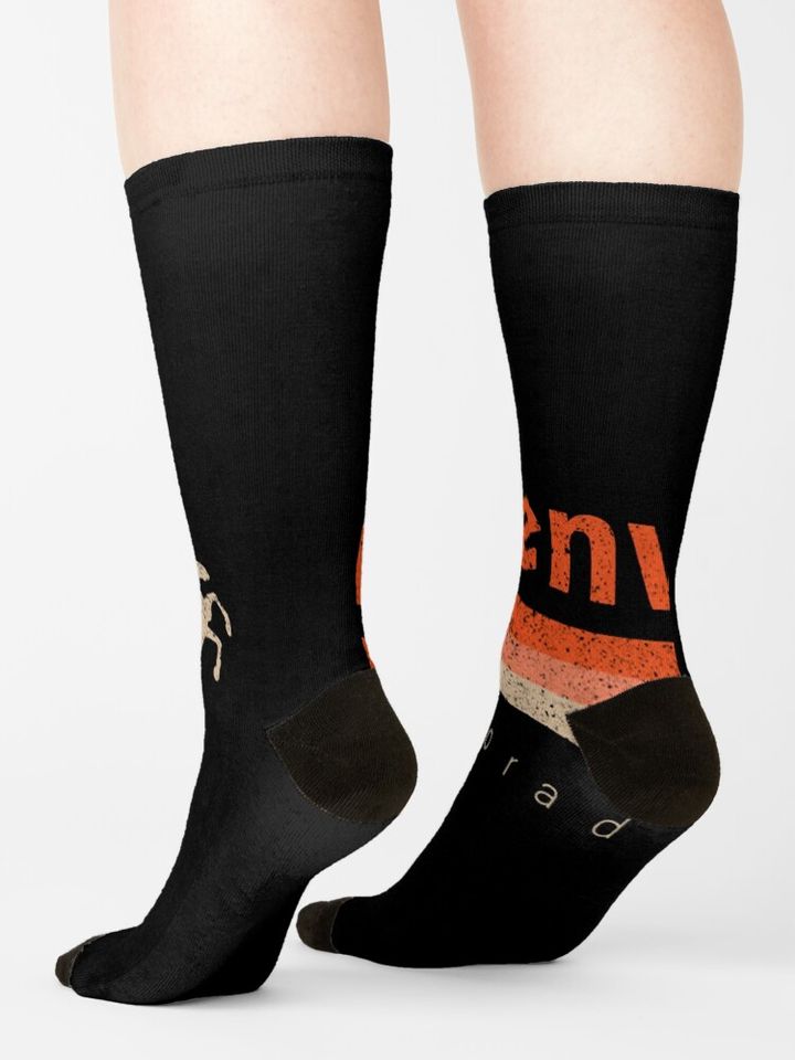 Denver Broncos Socks, Gift For Fan