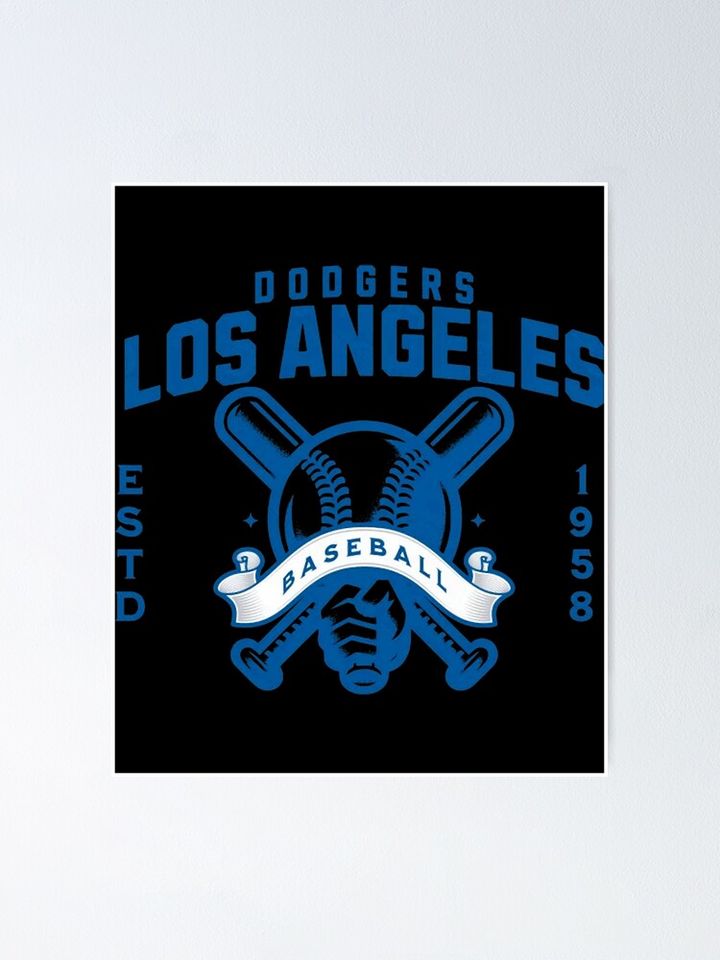 Baseball | Los Angeles Dodgers Poster