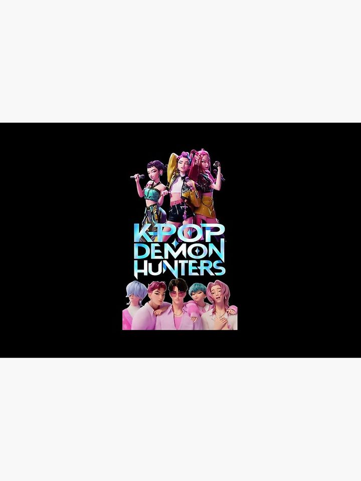Animated Kpop Films 2025 Logo Musical Fan K-Pop Demon Hunters  Zipper Pouch