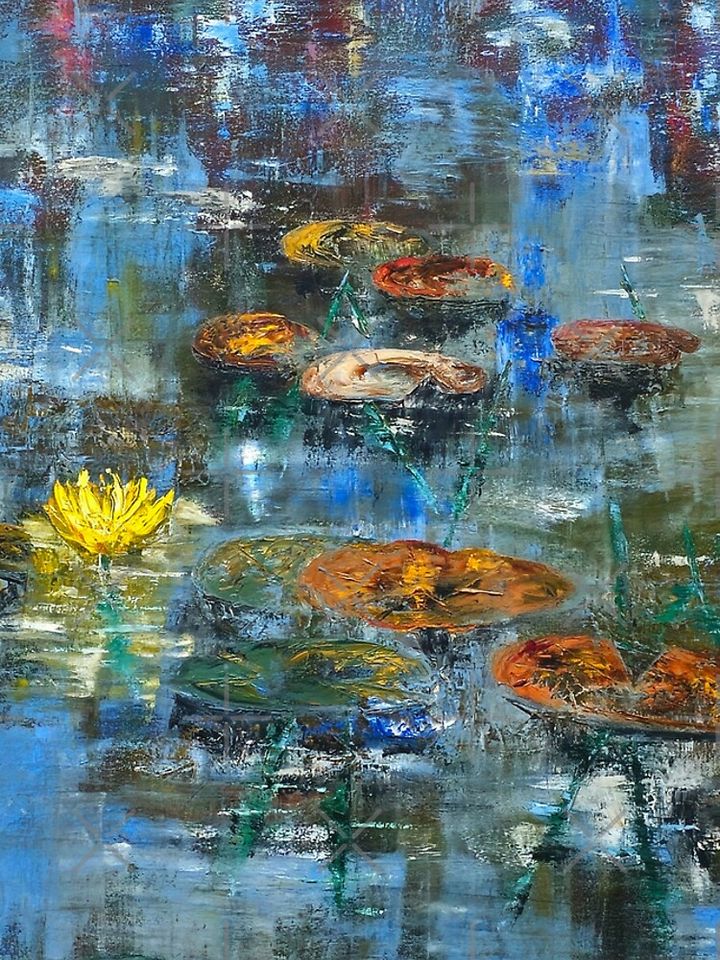 Water lilies in the water that does not sleep iPhone Case