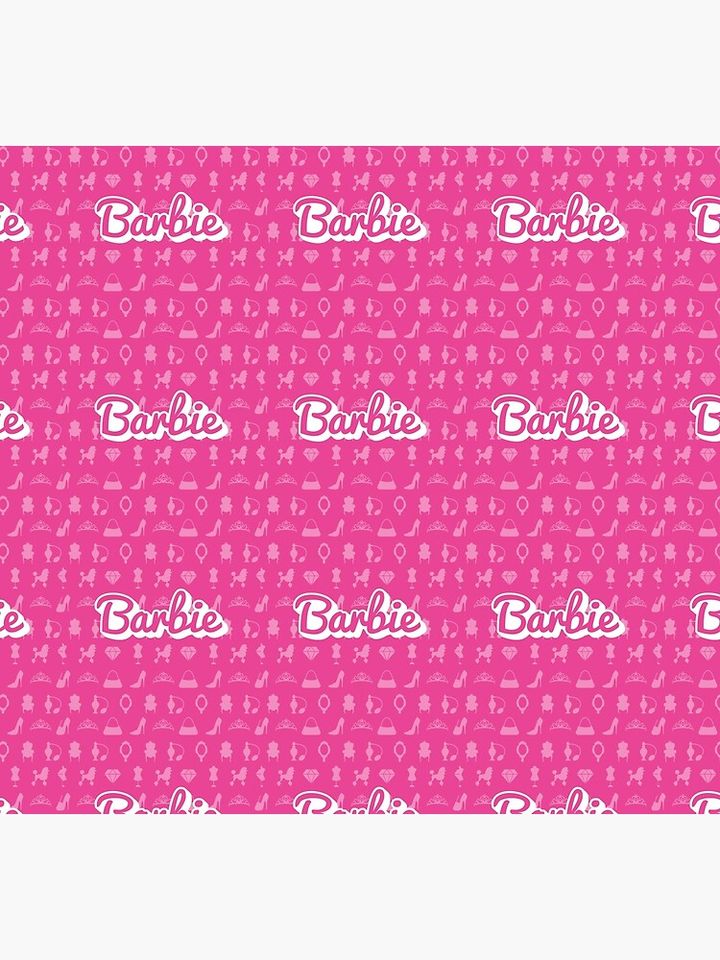 Pink Barbi Logo & Pattern Socks