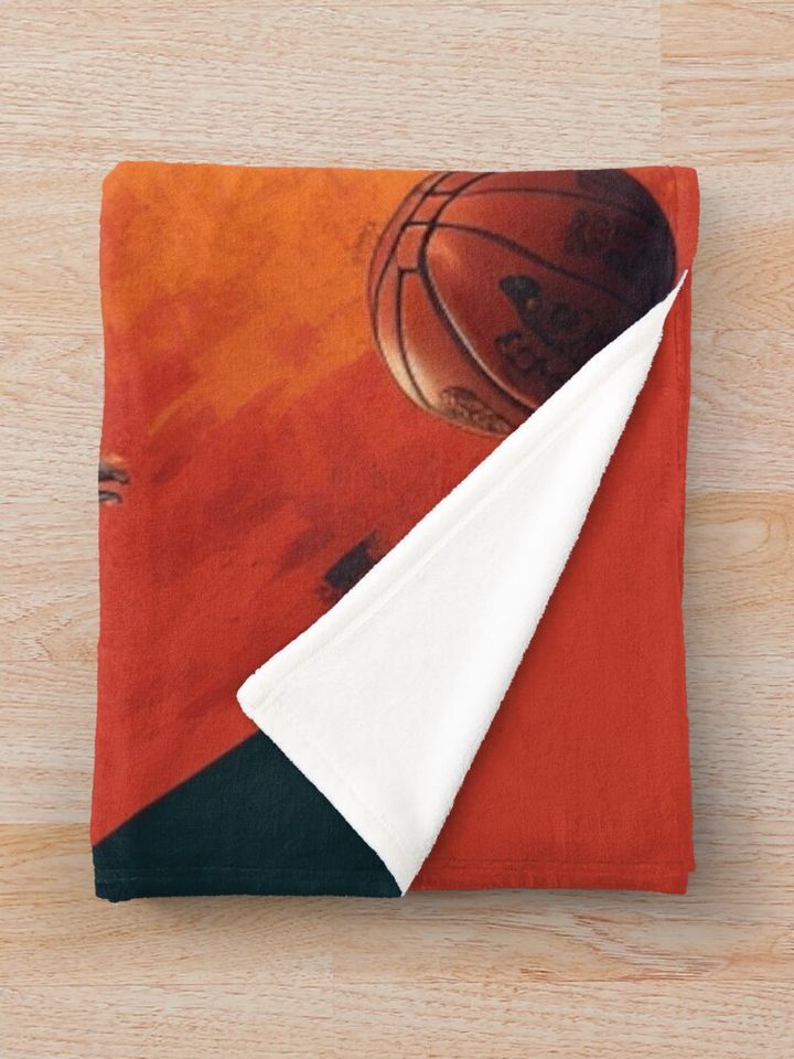 Lebron James Dunk basketball Throw Blanket, Gift for Fan