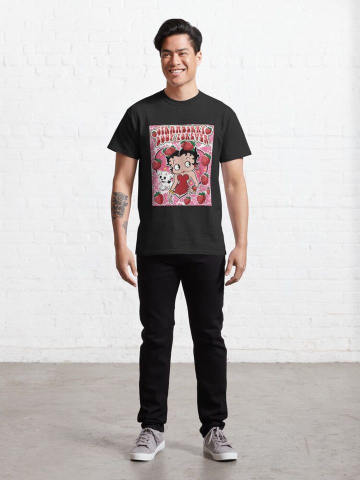 Strawberry Betty Boop Poster, Betty Boop Sassy T-Shirt