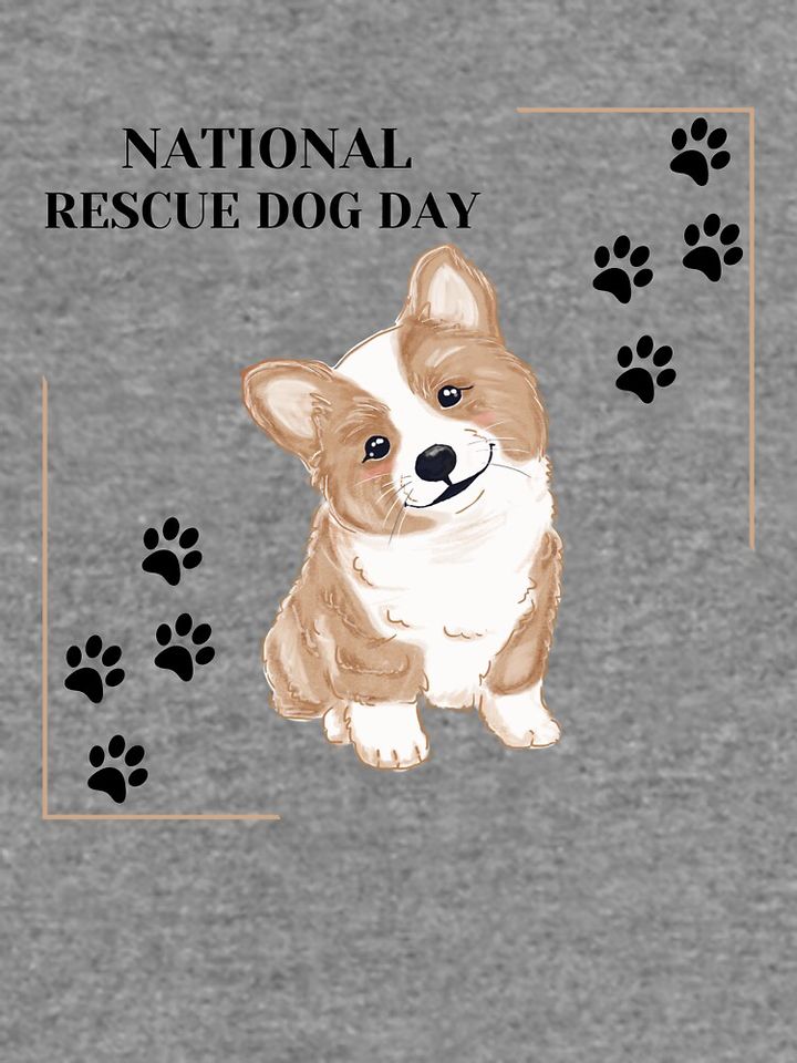 National Rescue Dog Day Lightweight Sweatshirt