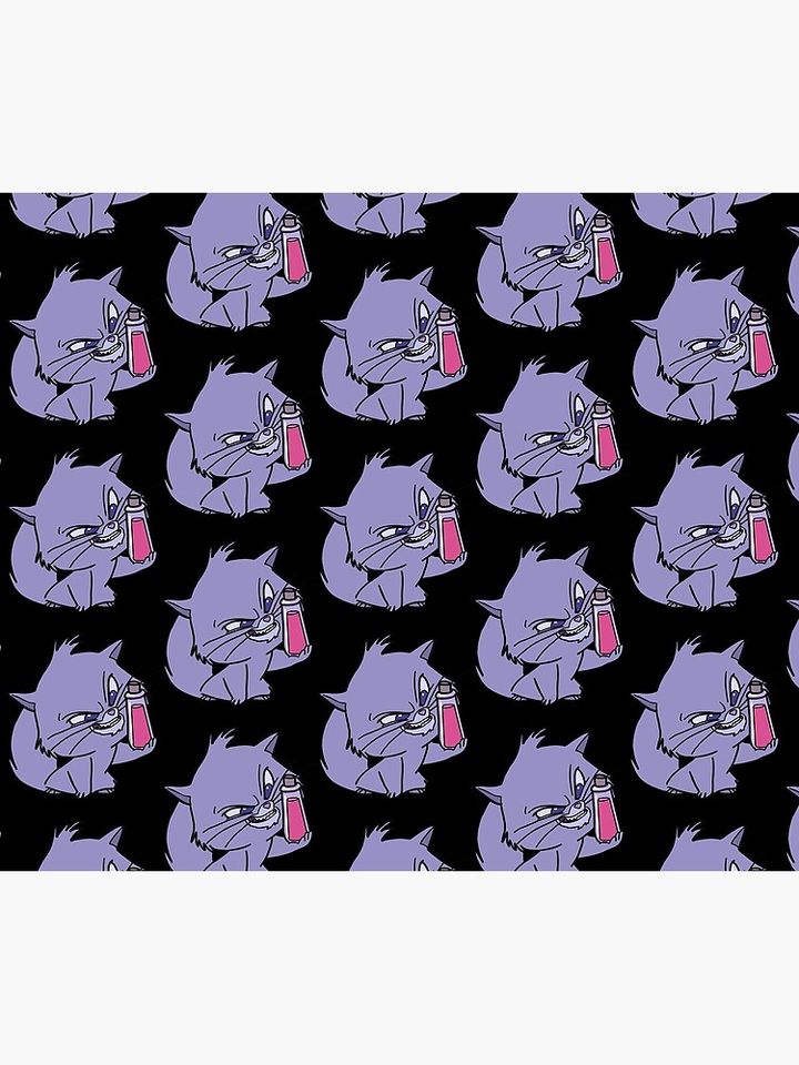 Yzma Cat With Poison Bottle Throw Blanket
