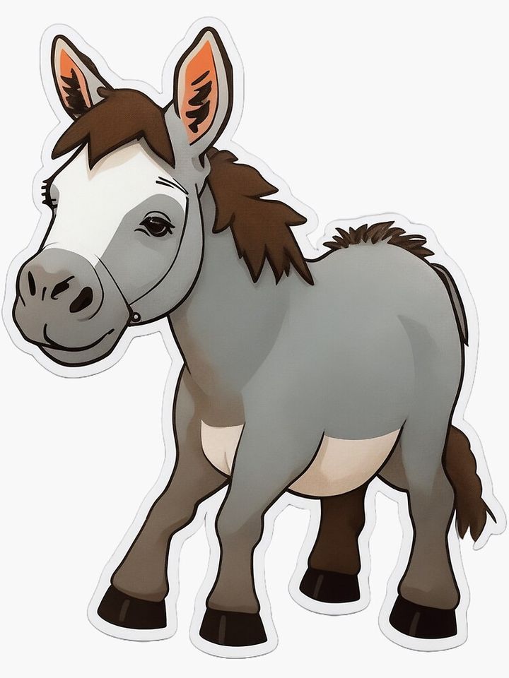 Donkey Sticker