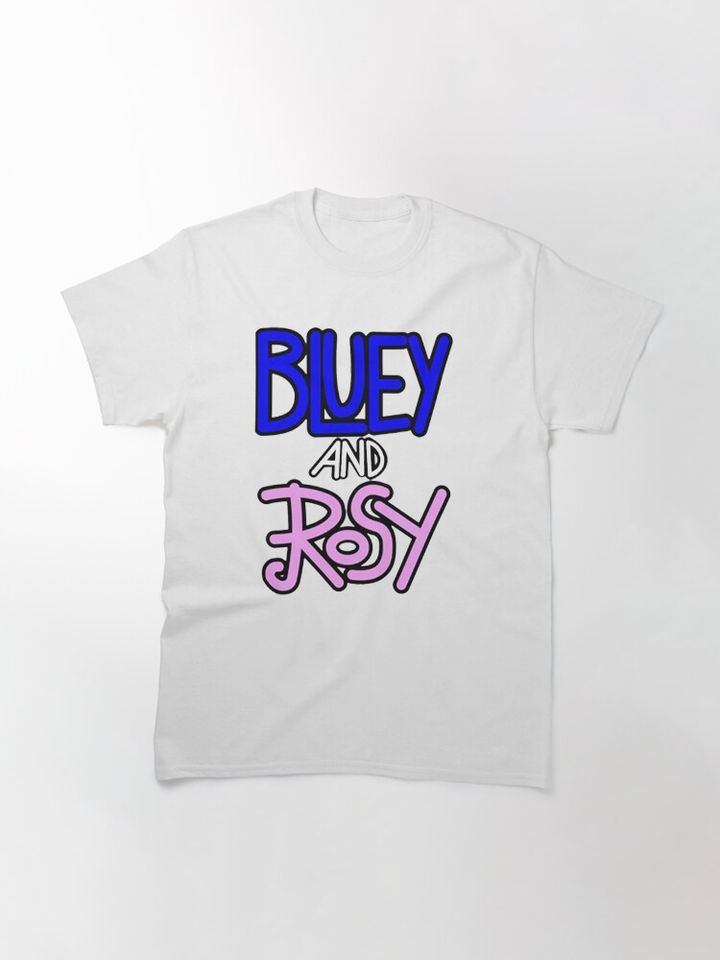 BlueyDad and Rosy log Perfect Classic T-Shirt