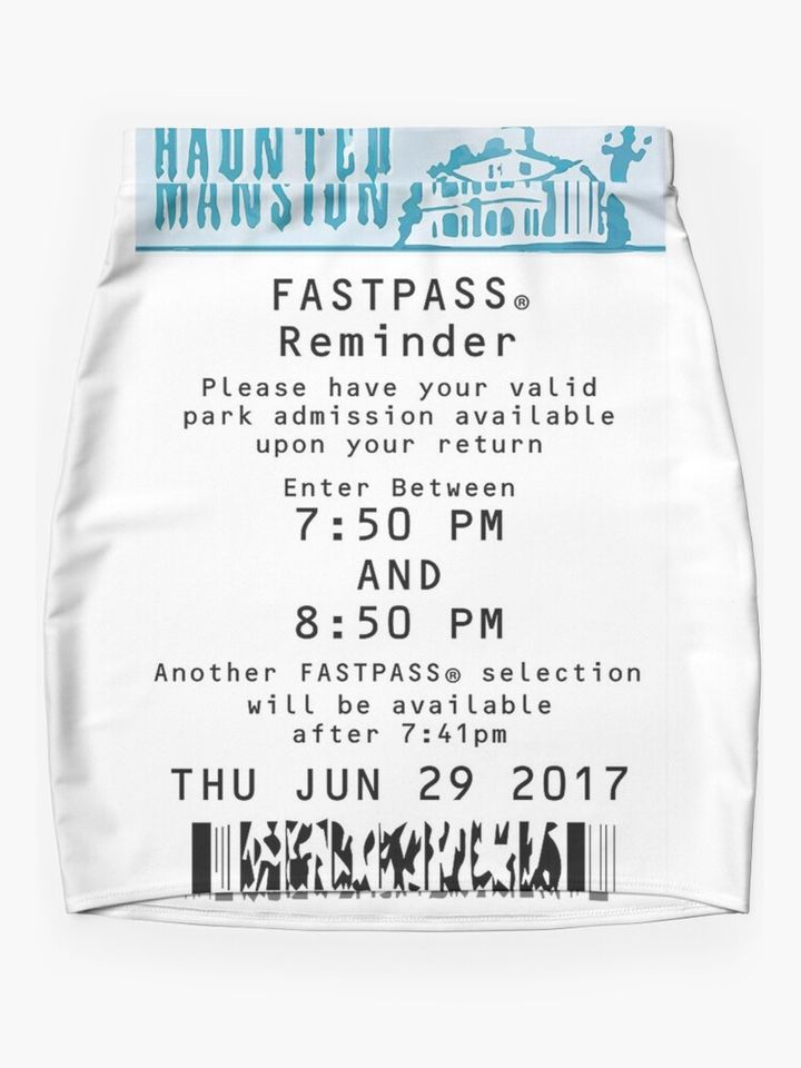 haunted mansion reminder Mini Skirt
