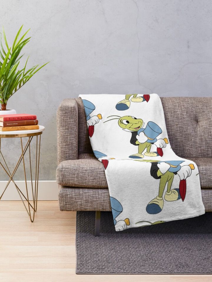 Jiminy Cricket   Throw Blanket
