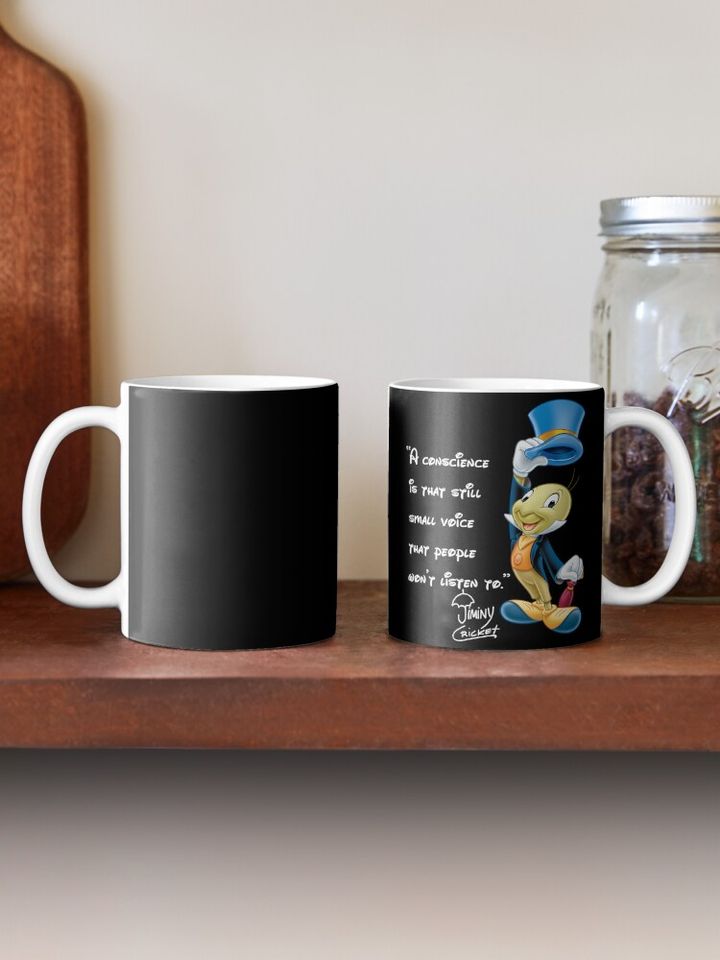 Jiminy Cricket - Conscience Quote Coffee Mug
