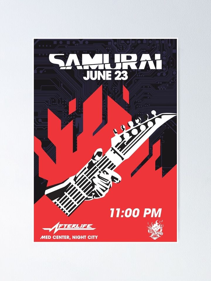 Samurai, Live At The Afterlife Poster