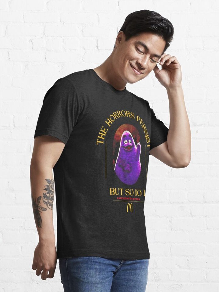 Grimace The Horrors Persist But So Do I  Essential T-Shirt