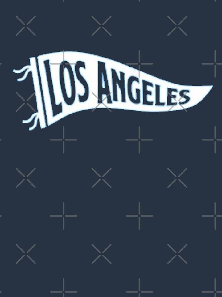 Los Angeles Pennant   Premium Oversized Hoodie