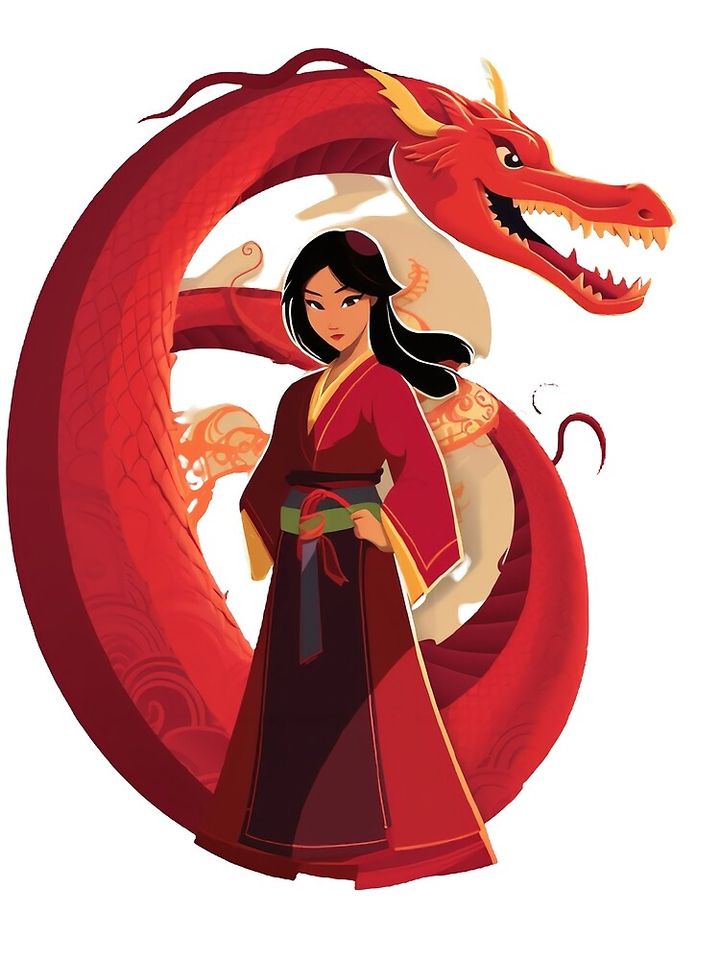 Mulan and the Dragon Scarf
