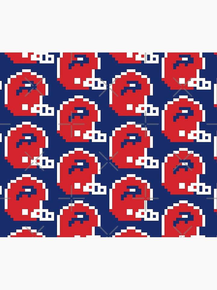 8-Bit Buffalo Throw Blanket