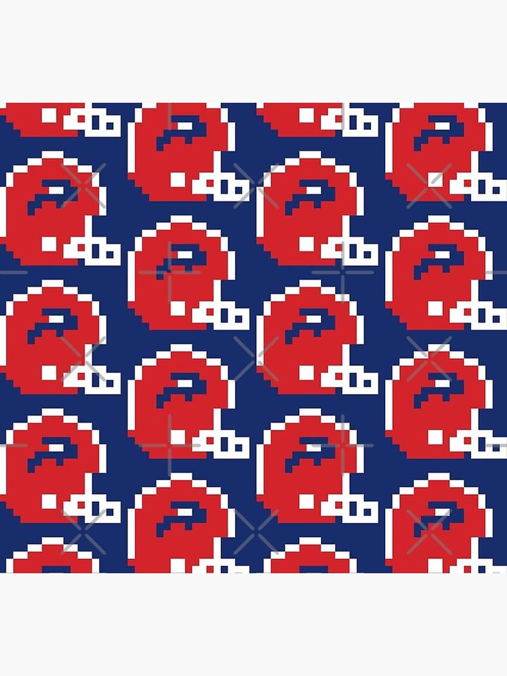 8-Bit Buffalo Socks, Gift For Fan