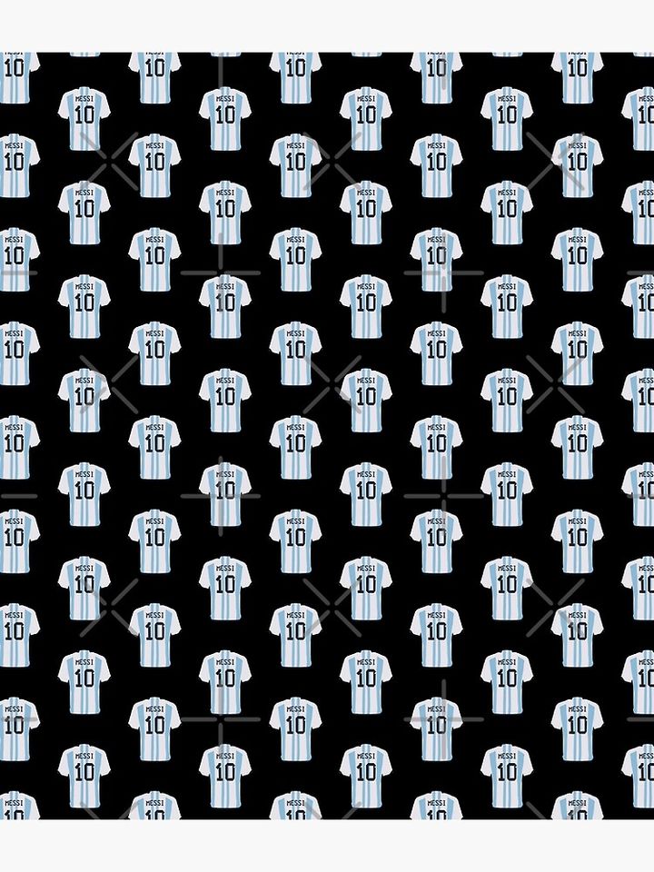 Messi Argentina Jersey Sticker  Backpack, Messi Design Inspiration , Backpack for Kids, Sports Bag, School Bag