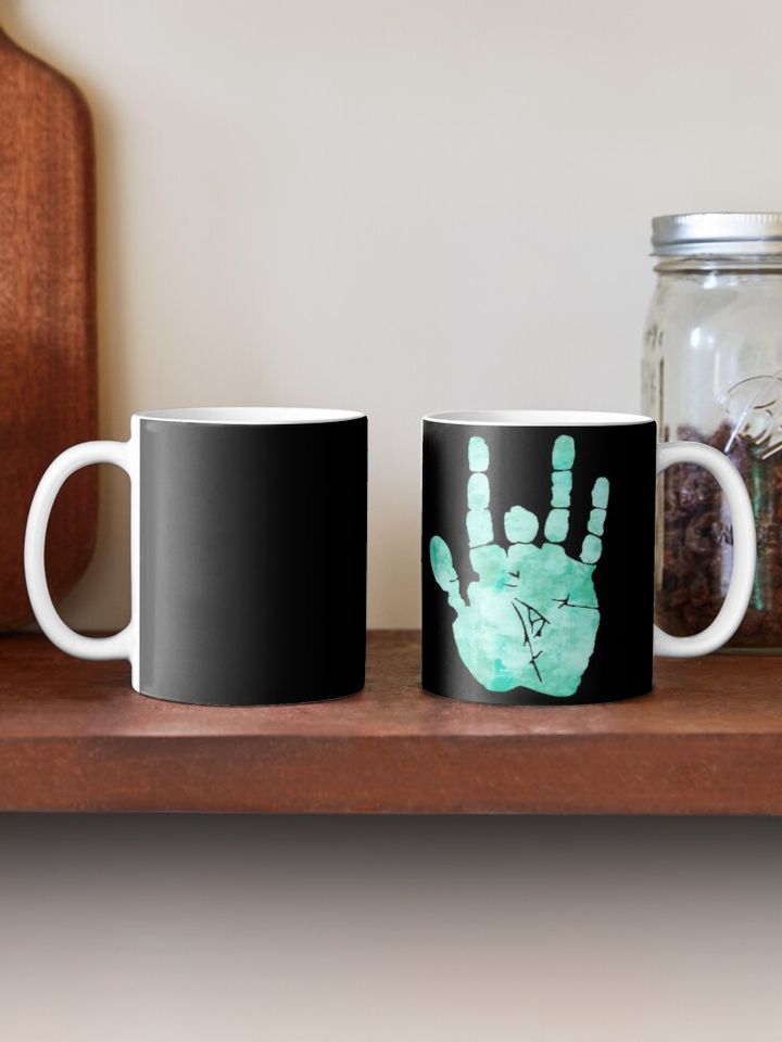 Retro Lime Jerry Hand Coffee Mug
