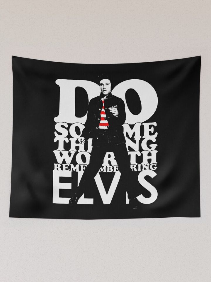 The King Of Rock Elvis Presley Tapestry, Elvis Presley Home Decor