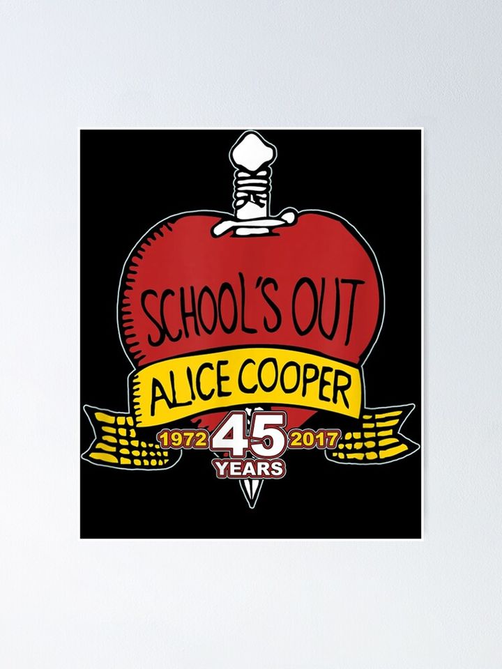 Alice Cooper - Schools Out 45th Anniversary Poster