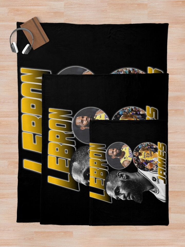 LeBron James Throw Blanket, Gift for Fan