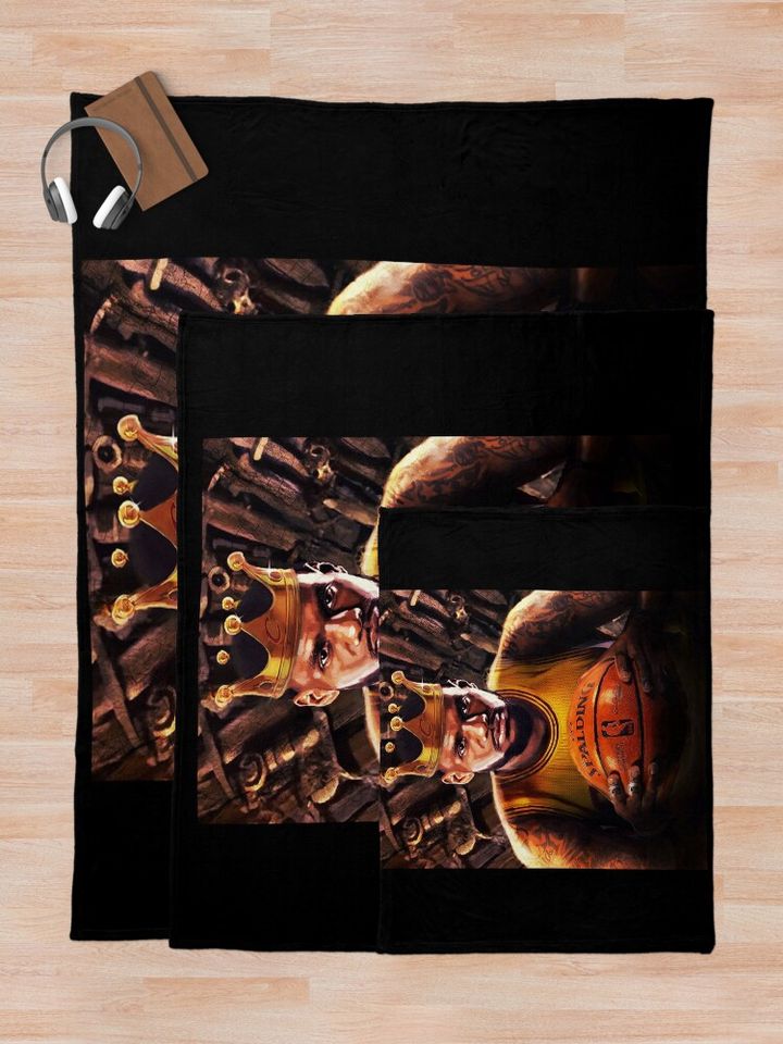 LeBron James Throw Blanket, Gift for Fan